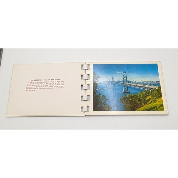Vintage San Francisco Mini Photo Booklet Travel Mirro-Krome 1950s - Picture 5 of 7